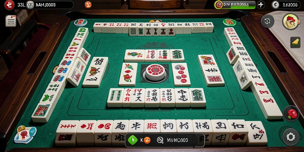 Tampilan menarik dari gameplay Mahjong di 33L.