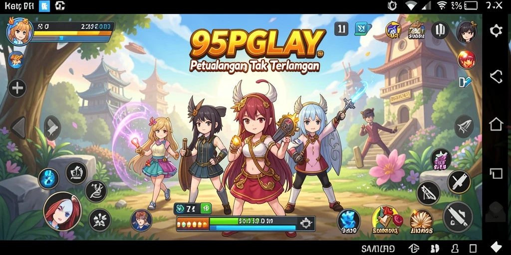 Tampilan gameplay 95PGPLAY yang menarik dan penuh warna.