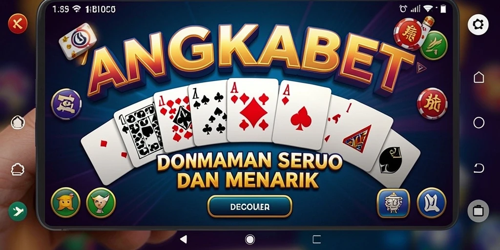 Tampilan gameplay Domino yang menarik di ANGKABET.