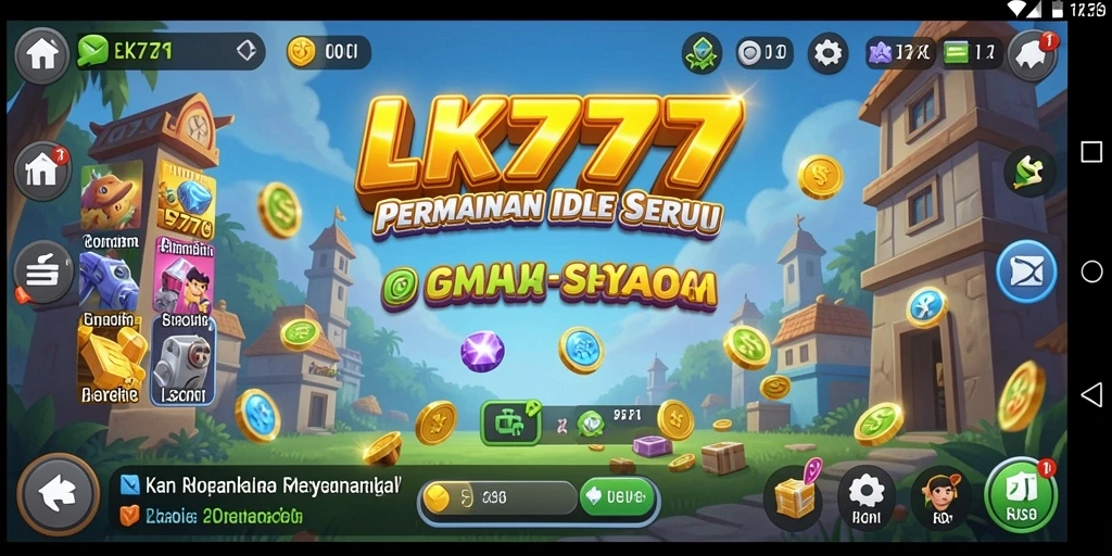 Screenshot menampilkan gameplay menarik dari LK777 yang seru.