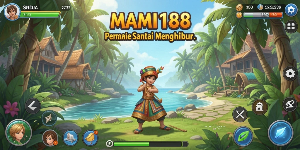 Tampilan utama gameplay MAMI188 yang penuh warna dan menghibur.