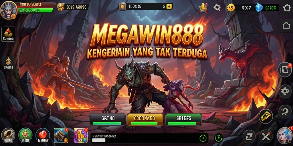 Tampilan menakutkan dari gameplay MEGAWIN888 yang penuh kengerian.