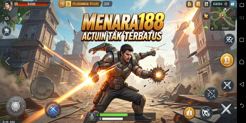 Tangkapan layar gameplay MENARA188 menunjukan aksi seru dan ketegangan dalam permainan.