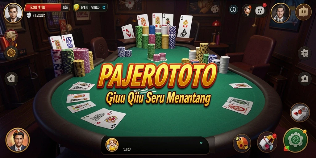 Tampilan permainan QiuQiu yang menarik dan interaktif.