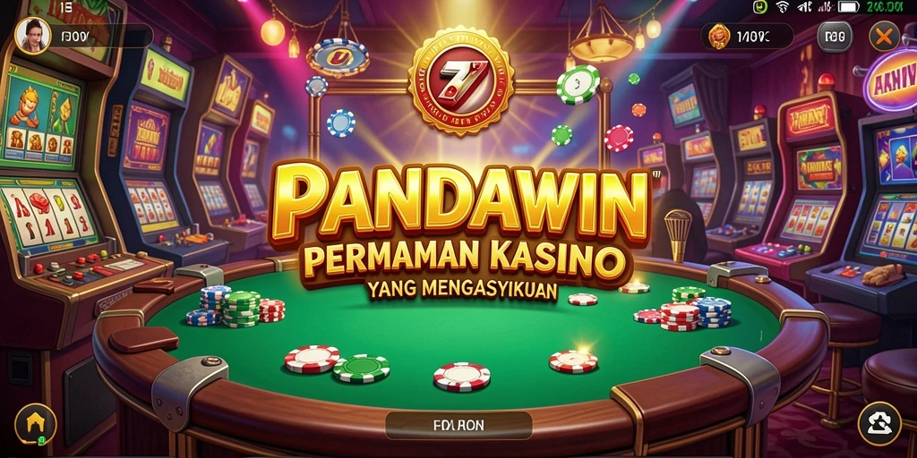 Tampilan gameplay PANDAWIN yang seru dan mengasyikkan.