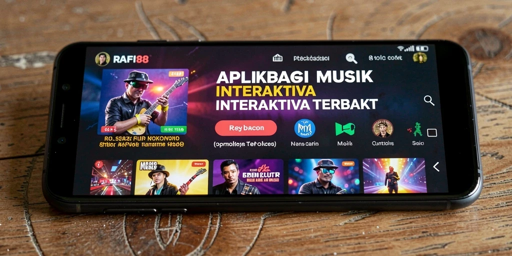 Screenshot menunjukkan interaksi seru dalam permainan musik di RAFI88.