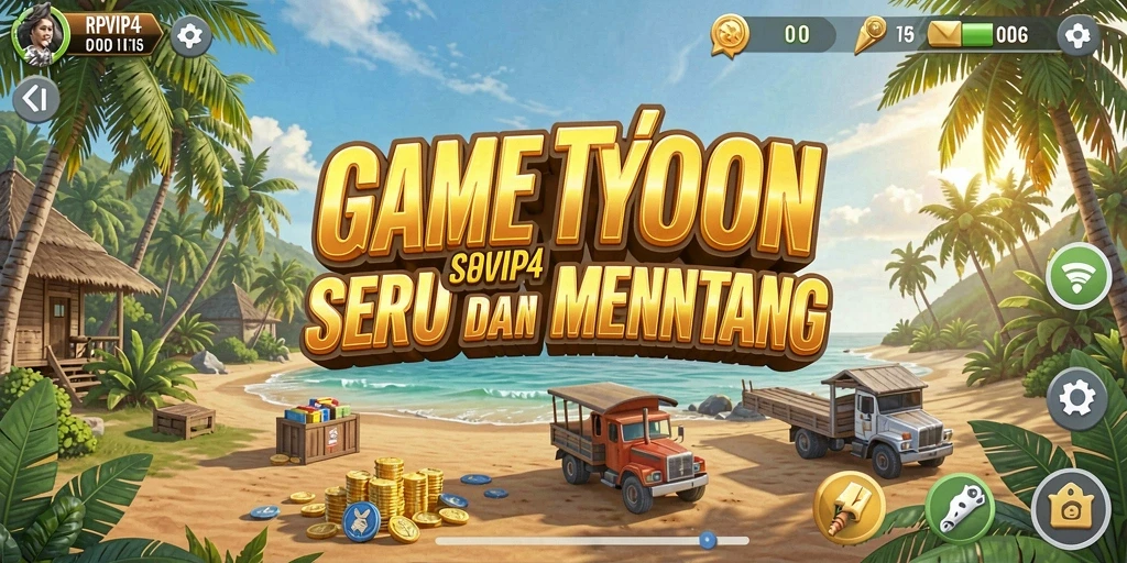 Screenshot gameplay menarik RPVIP4 yang menunjukkan suasana Tycoon.