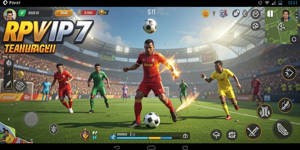Tampilan gameplay menarik dari RPVIP7 dengan aksi olahraga seru.