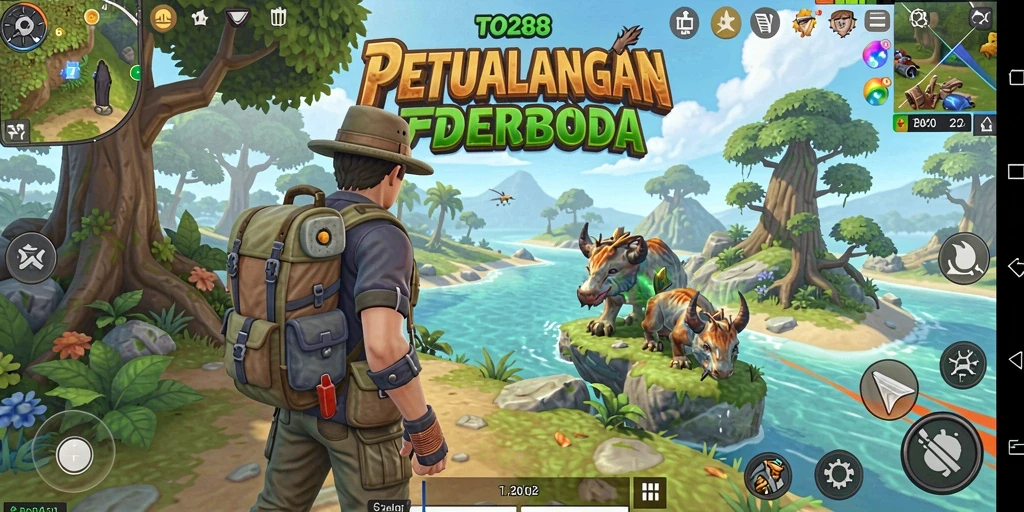 Tampilan gameplay TO288 yang menakjubkan dalam dunia terbuka luas.