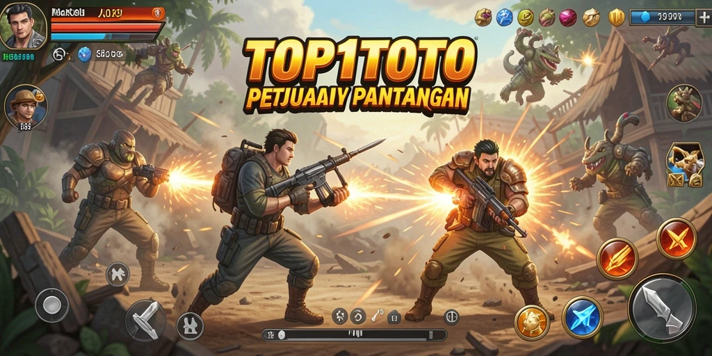 Screenshot gameplay menunjukkan aksi seru dalam TOP1TOTO.