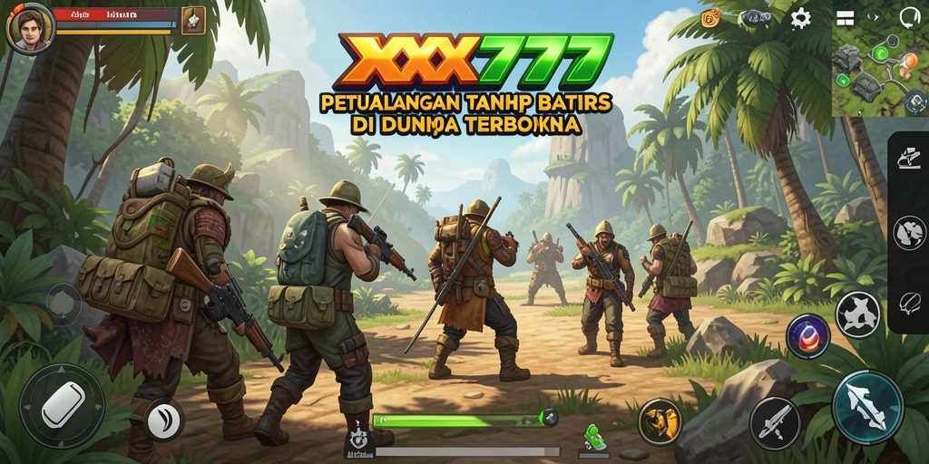 Screenshot main gameplay dunia terbuka di XXX777.